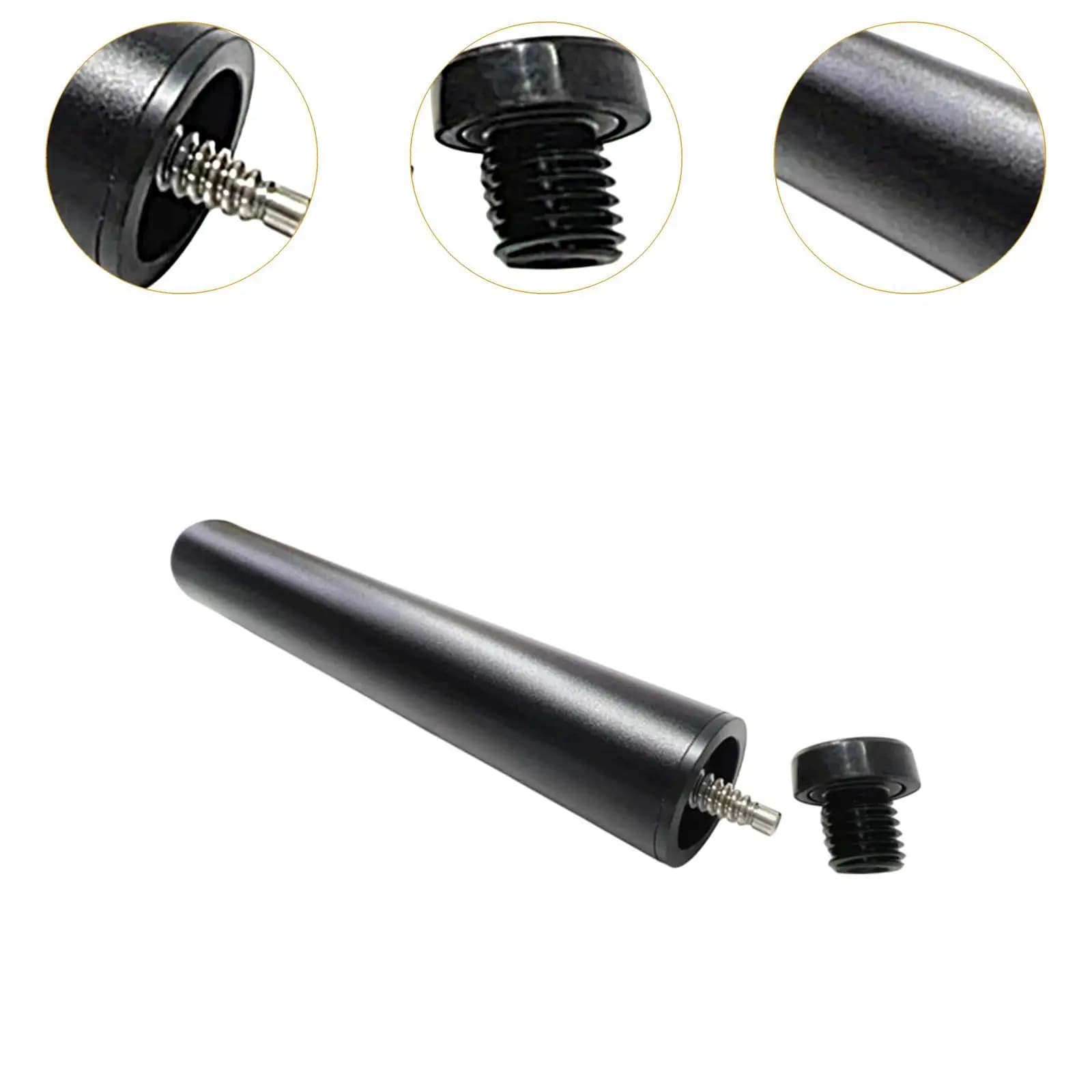 Pool Accessories Pool Cue Extender Aluminum Extension for Enhanced Billiard Cue Length Professional Play