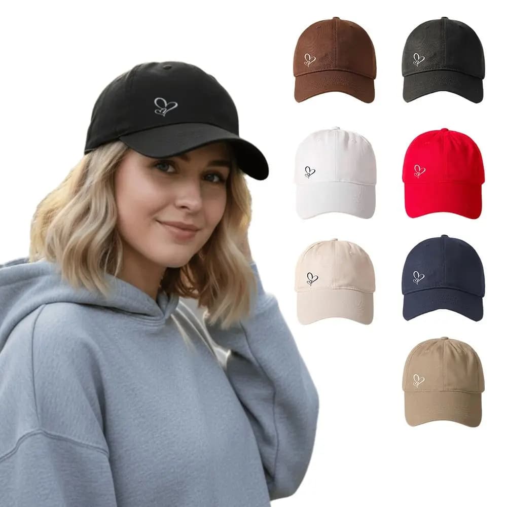 Casual Adjustable Baseball Cap Versatile UV Protection Sun Hat Breathable Sunscreen Hats for Spring Summer