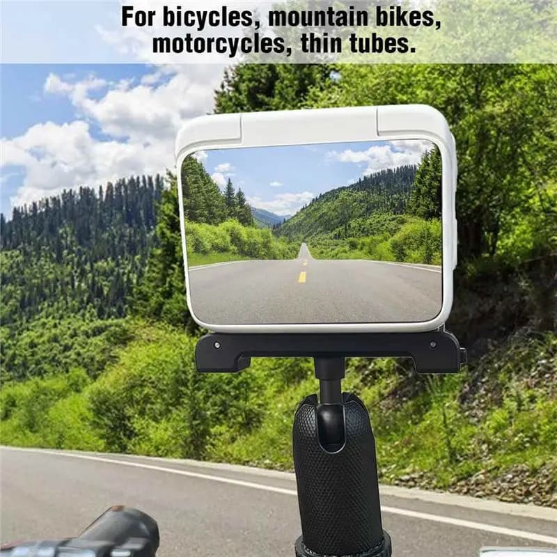 ABPF Bicycle Bike Sports Camera Clamp Mount Holder Clip 360 Degree Rotating Bracket for GO3 Action Camera