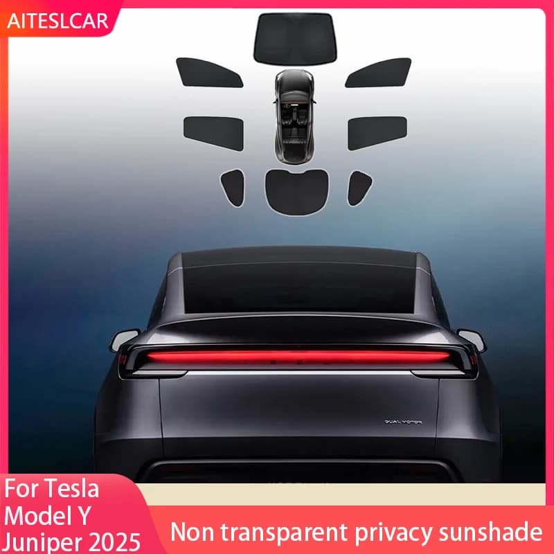 Per Tesla ModelY Juniper2025 Parasole Anteriore Finestra Laterale Posteriore Parasole Parabrezza Visiera Parasole Accessori per interni da campeggio all'aperto