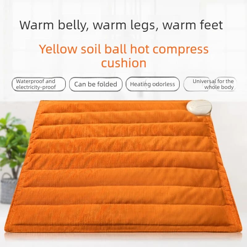 Cuscino per terapia a infrarossi lontani Sedile termico magnetico Impermeabile pieghevole Riscaldamento inodore Uso completo del corpo Aiuto sanitario per la nuova vita