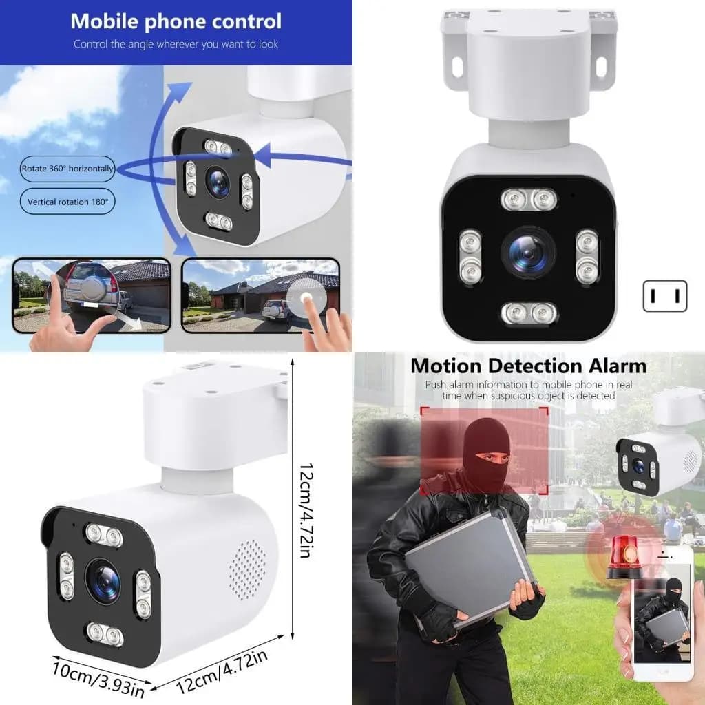 F62C 300W Wifi Telecamera sicurezza domestica per interni esterni per animali domestici, monitora il movimento