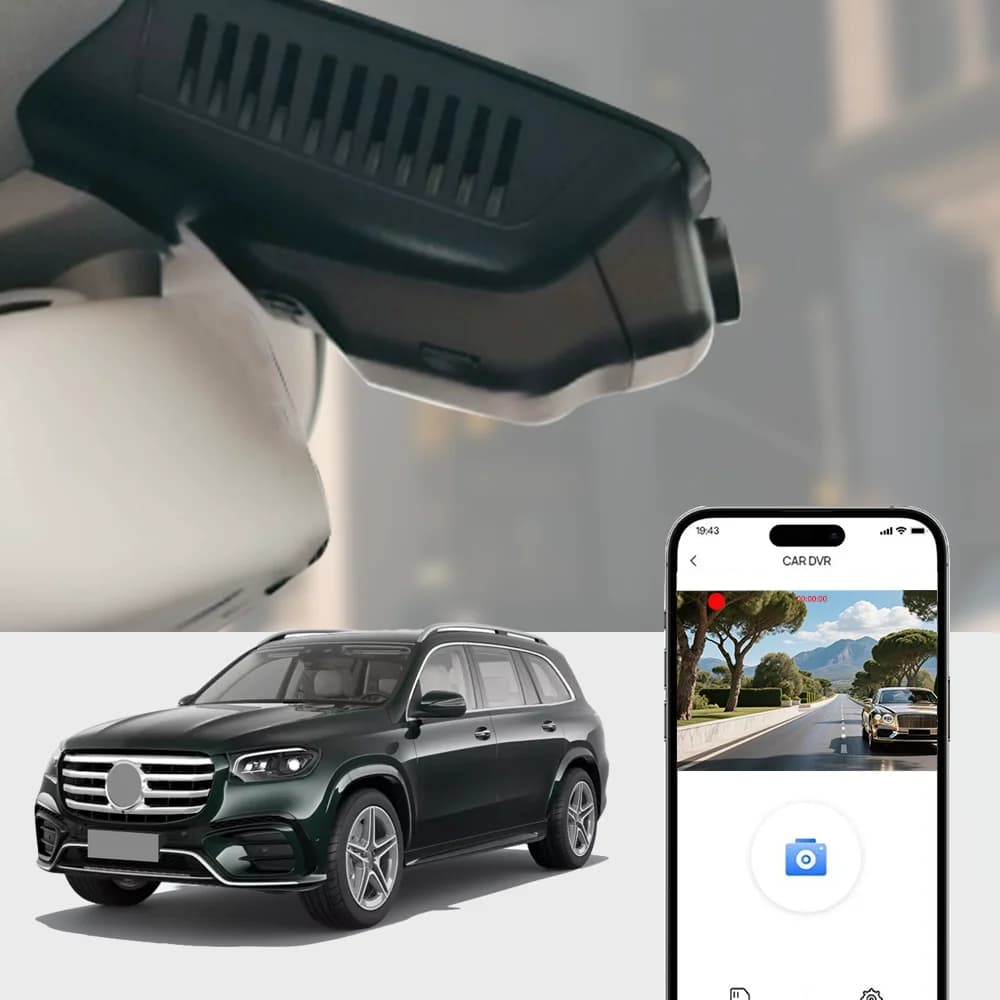 4K HD WIFi Plug and Play Car DVR Dash Cam For Mercedes Benz CLS W218 (2e Gen) 2012 2013 2015 2016 2017 DashCam APP