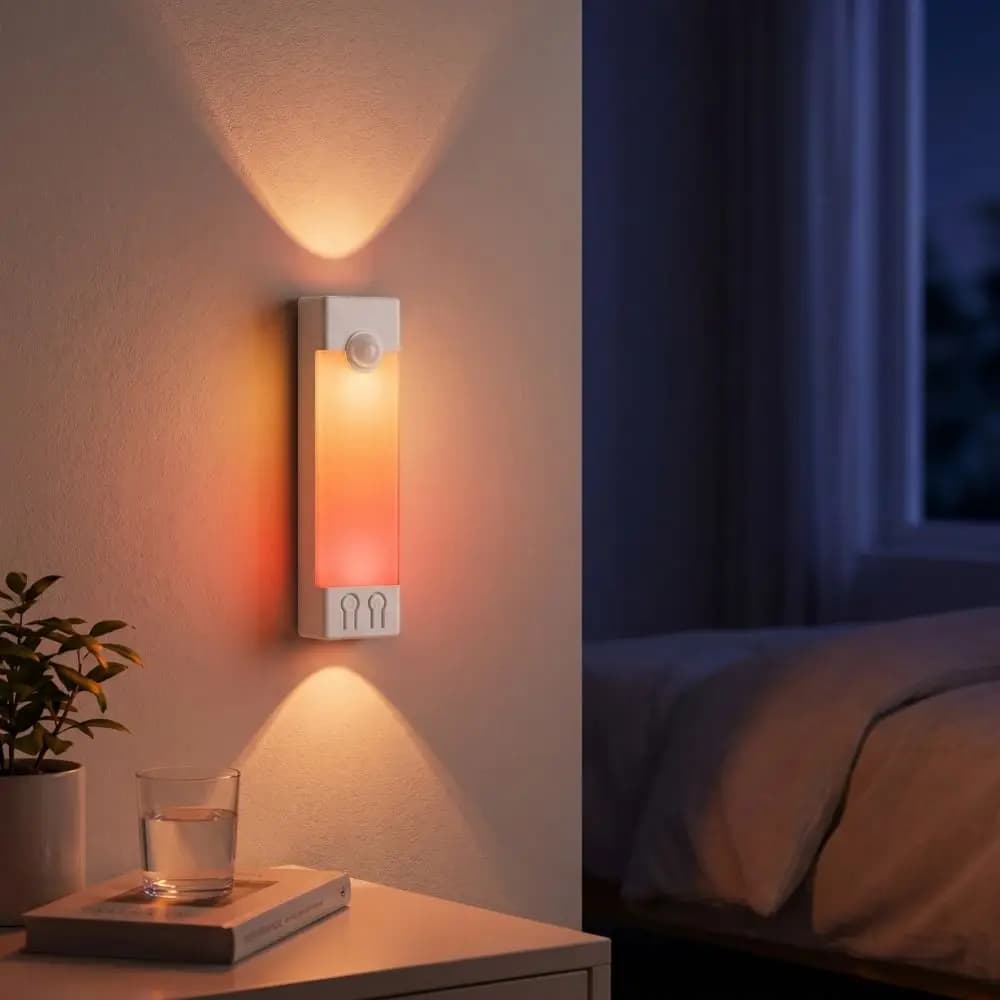 Energy Saving Intelligent Sensor LED Cabinet Lamp Magnetic Suction Rechargeable Long Strip Lamp Intelligent Sensor Lamp Closet