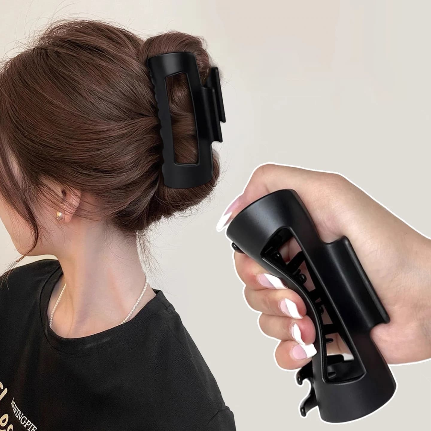 Fermagli per capelli in silicone di grandi dimensioni in stile coreano per donne e ragazze, fermagli per capelli a forma di granchio, fermagli per capelli alla moda, accessori per capelli
