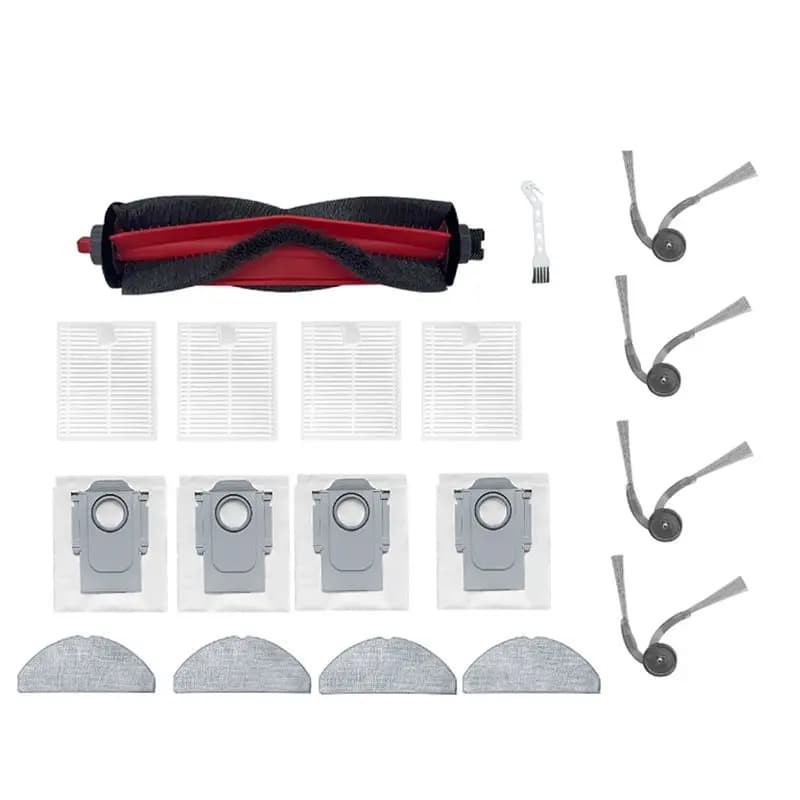 YCOC-Per Roborock Q7 TF/Q7 TF+ Accessori per Robot Aspirapolvere: Spazzola Principale, Spazzole Laterali, Panni, Filtri, Sacchetti Raccoglipolvere