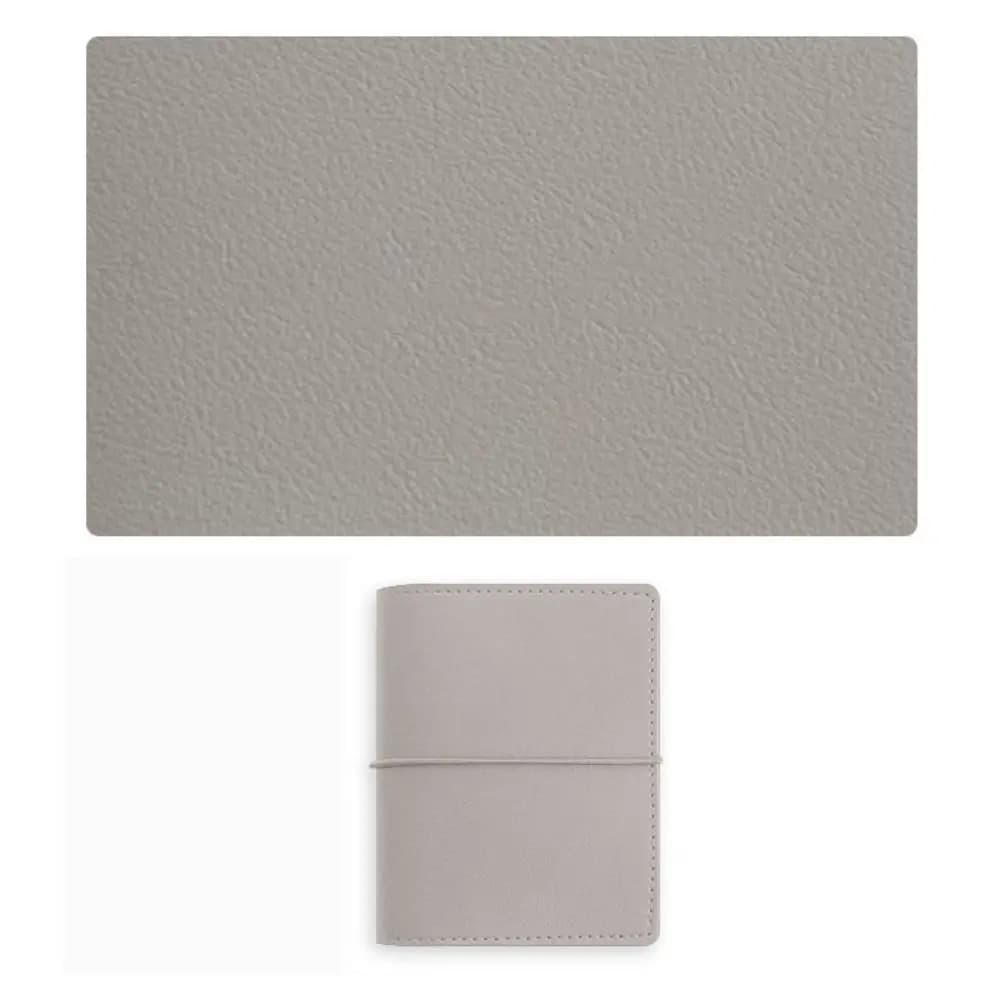 Quaderno Portatile M5 a Fogli Mobili in Pelle PU, 50 Fogli, Mini Taccuino Tascabile, Pagine Bianche, Agenda Fai-da-Te, Quaderno per Studenti