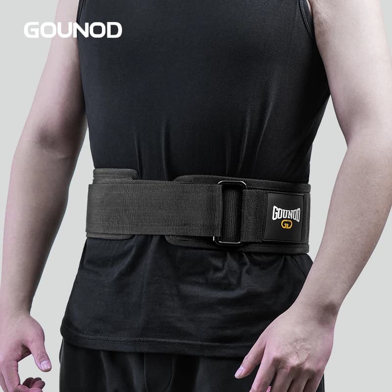 1Pc GOUNOD Gym Weightlift Belt Adjustable waist Back support Squat Manubri Balance Fitness Training