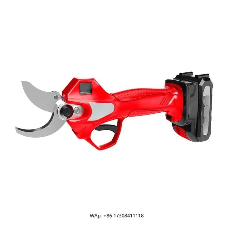 Electric pruning scissors with wireless garden scissors