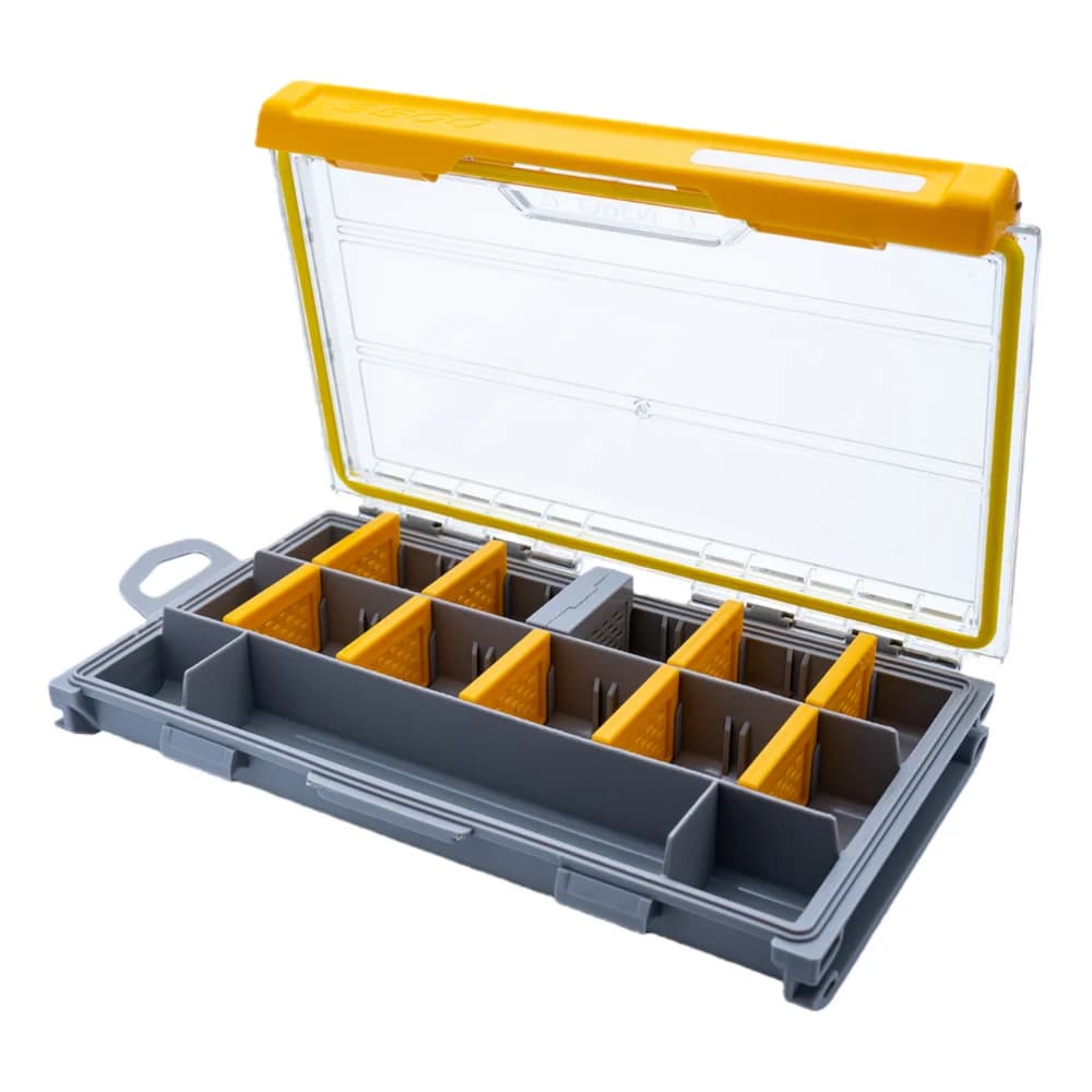 Scatole Portaoggetti per Attrezzatura da Pesca Serie 3500, 9 Scomparti Regolabili, Organizzatore per Attrezzatura da Pesca Resistente alle Cadute, Portatile