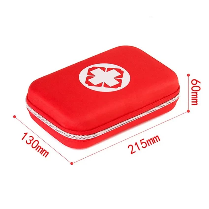 Borsa di pronto soccorso da campeggio all'aperto Mini EVA Scatola di medicinali vuota portatile Kit di sopravvivenza di emergenza da viaggio in auto Contenitore di stoccaggio domestico