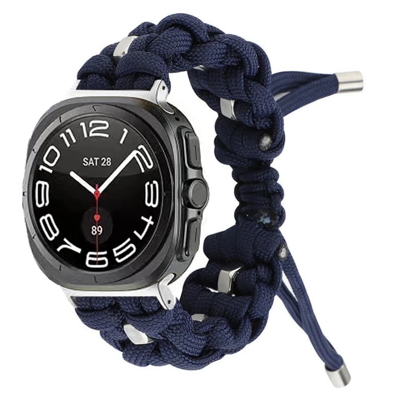 Rope Metal Strap for Samsung Galaxy Watch Ultra 47mm Women Wristband Accessories Bracelet for Galaxy Watch 7 Ultra 47mm Man Band