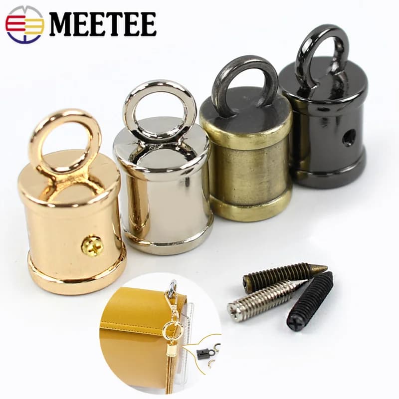 5/10/20 Pz 10*23mm Borsa Laterale Nappa Cap Clip Fibbie In Metallo Borse Cinghia Cavo di Bloccaggio Vite Tappo gancio Accessori Hardware FAI DA TE