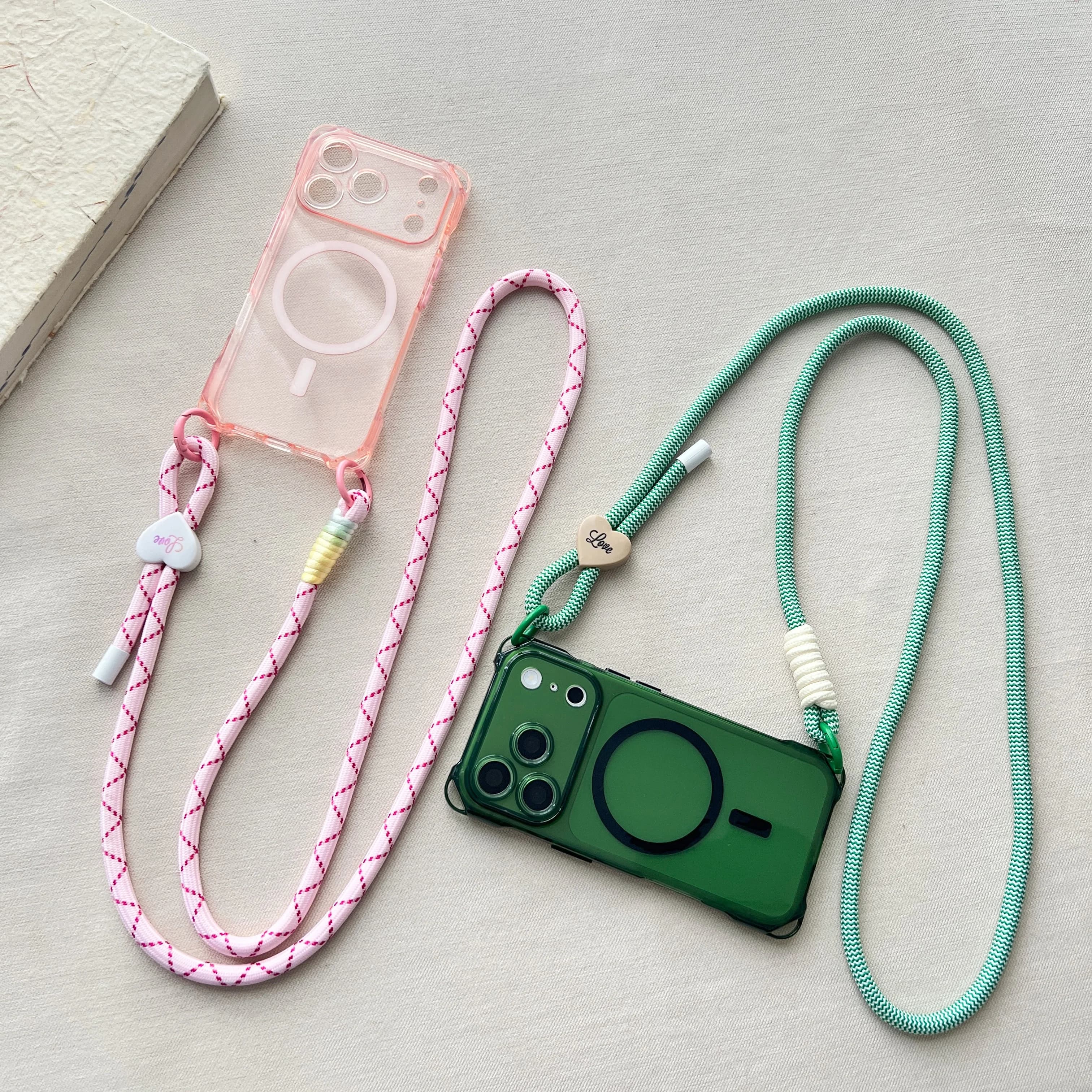 Phone Case with Adjustable Cord suitable for iPhone 17 Pro Max Magnetic Protective Case with 17 Pro Air Long Cord