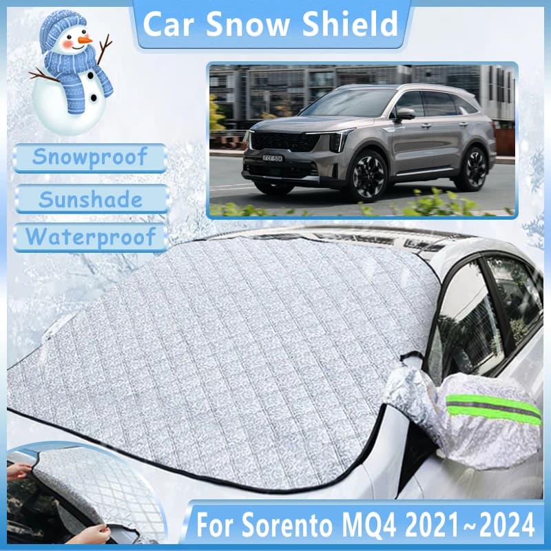Auto Snow Shield Per Kia Sorento MQ4 2021 2022 2023 2024 Inverno Parabrezza Anteriore Anti-Congelamento Copertura All'aperto Parasole Accessori