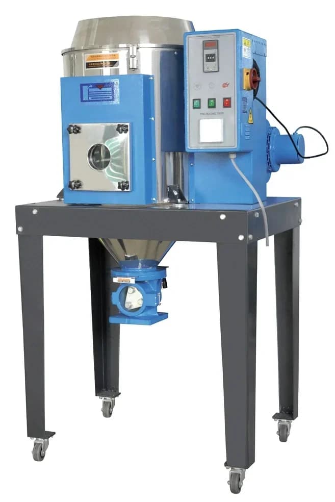 -Essiccatore industriale a tramoggia in acciaio inossidabile per macchina per iniezione Essiccatore a tramoggia standard in materiale plastico euro Essiccatore deumidificante