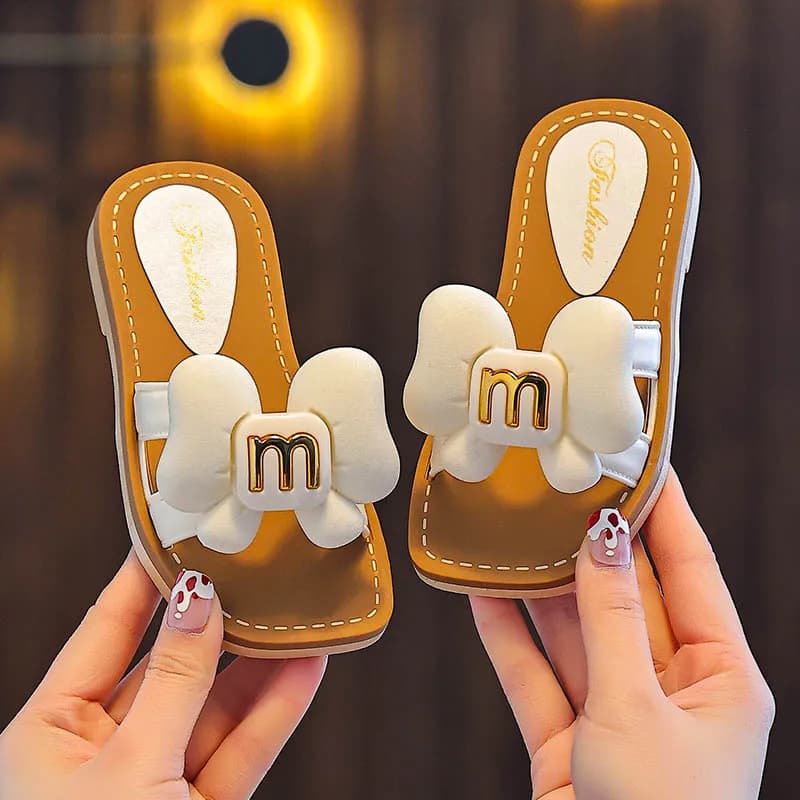 Pantofole per bambini Scarpe da spiaggia estive per bambini Cartoon Ragazze Baby Suola morbida antiscivolo