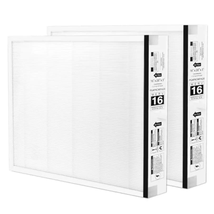 PGAPXCAR1620 Cartuccia purificatore d'aria di ricambio 16x20x3 Filtro aria MERV 16 compatibile con purificatore d'aria Bryant/Carrier PGAPXCAR