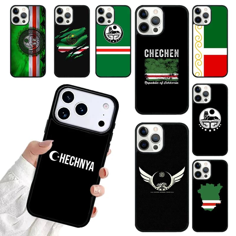 Chechen Coat Of Arms SOFT Phone Case For iPhone 17 16 15 14 13 12 11 Pro Max 17air Shockproof Cover Fundas