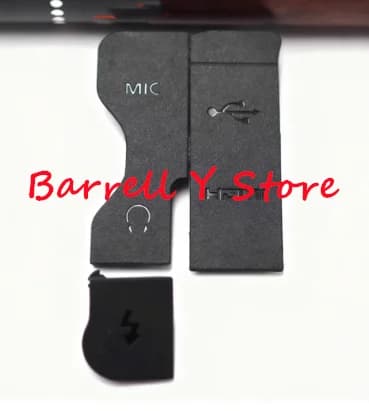 USB HDMI Rubber Dust Door Cover Lid MIC Cap Replacement For Canon EOS R5 R6 Digital Cameras