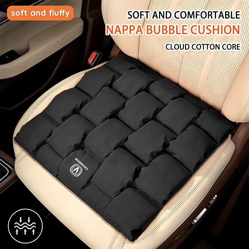 Anti-Stain Car Seat Cushion Breathable Square Passenger Seat Cover Chair Mat for Changan F70 CS55 X7 Plus Unik T CS25 CS35 CS5