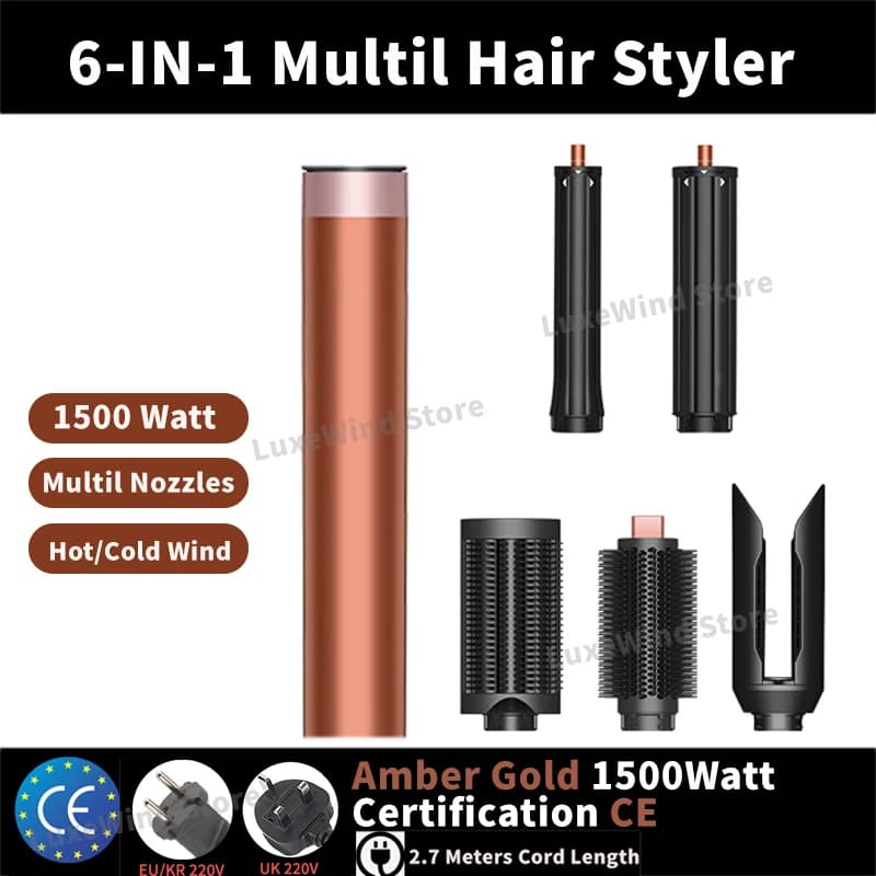SenCiciMen X19 Multi Styler for Hair, Iron Hairpins, Hot Air Brush with Hairs and Skins, Hair Dryer for a Moisturizing Style