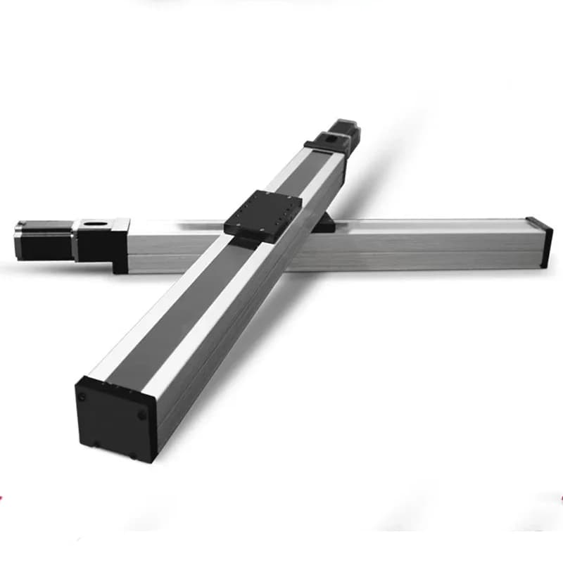 UMOT 80mm Carico massimo 40kg Sistema di posizionamento lineare orizzontale 2 assi Stage Xy Table Guida ferroviaria motorizzata per telecamere di sicurezza