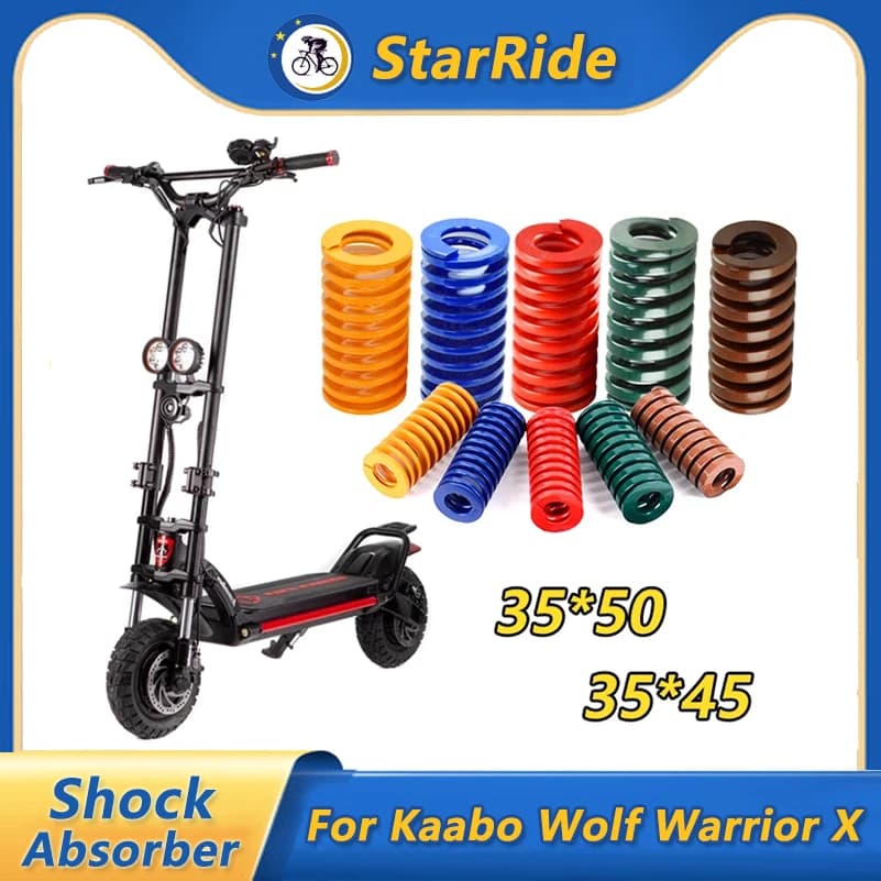 Sospensione elicoidale a molla per scooter elettrico Kaabo Wolf Warrior X 35x45 35x50 Ammortizzatore posteriore Accessori Pezzi di ricambio