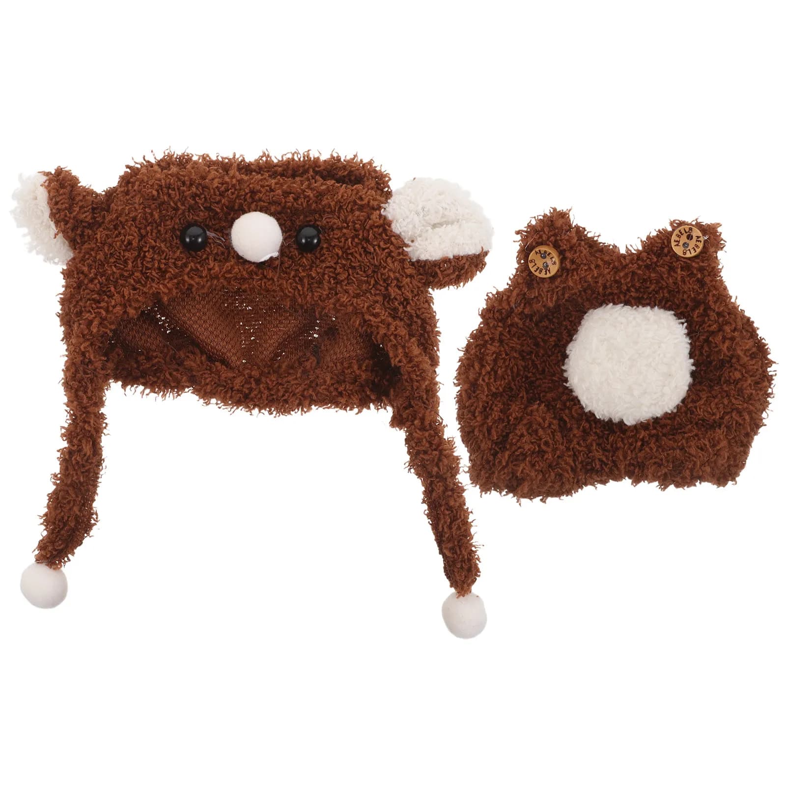 Set di Vestiti per Orsacchiotti, Cappuccio Morbido, Tuta per Orsetti in Miniatura da 17 Cm, Accessori per Travestimenti, Costume Carino per Orso, Abbigliamento