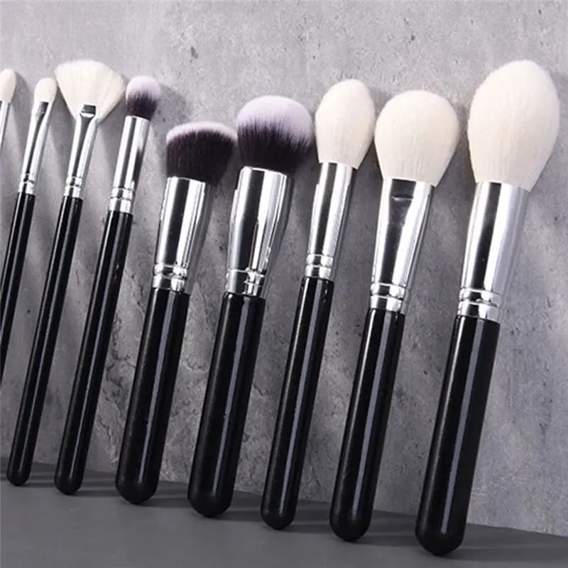 [NEW] 15 Pcs Makeup Brush Loose Powder Brush Foundation Brush Nose Shadow Brush Soft Animal Hair