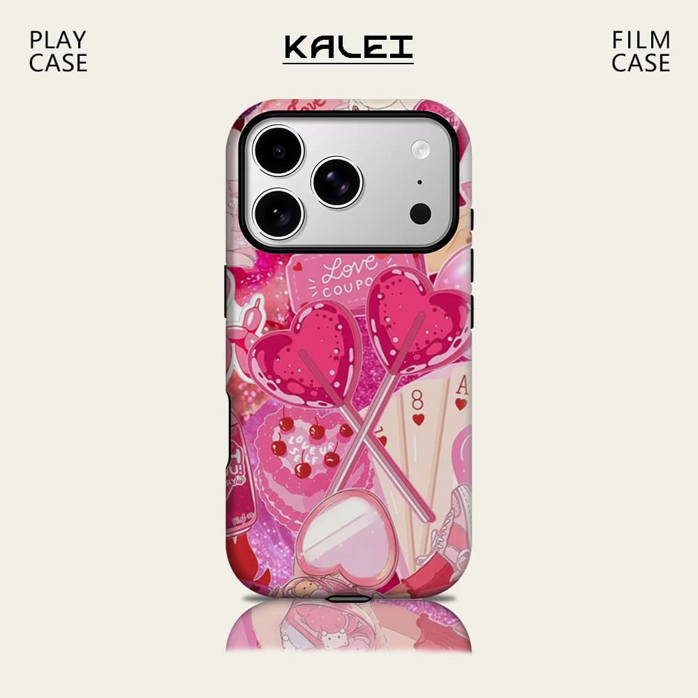 Fucsia Sweetheart IPhone17 Must per la custodia magnetica del telefono per IPhone 17 16 15 14 13 Pro Max Plus Custodia resistente singola a doppio strato