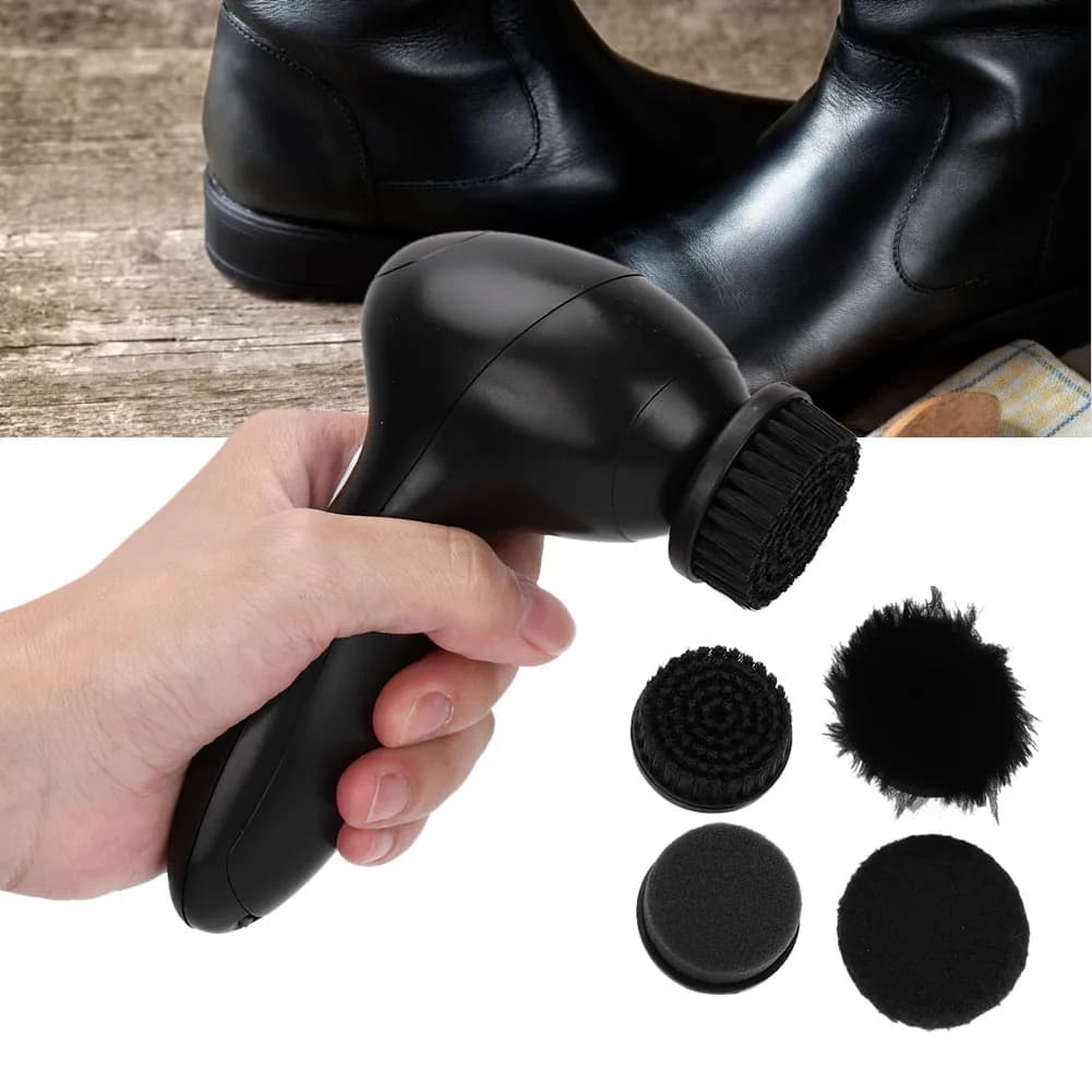 Lucidatore per scarpe elettrico Lucidatore per scarpe automatico portatile Pulitore per spazzole per scarpe in pelle Manutenzione per scarpe da ginnastica Lucidatore per scarpe in pelle