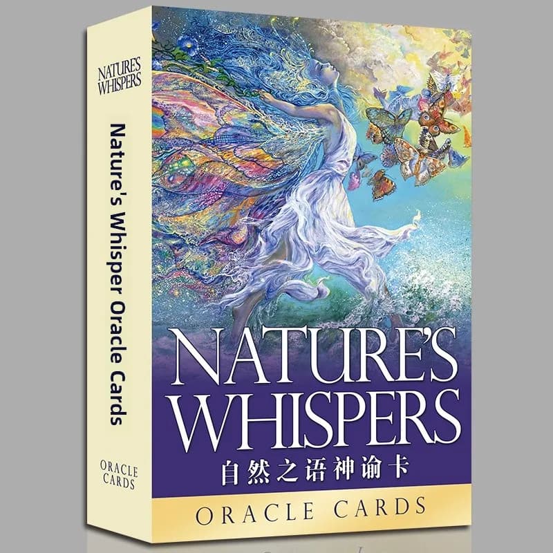 Carte Oracolo del Linguaggio Naturale Versione Cinese, Mazzo di Tarocchi Crystal Archangel Star, Strumenti di Divinazione, Oggetti da Collezione