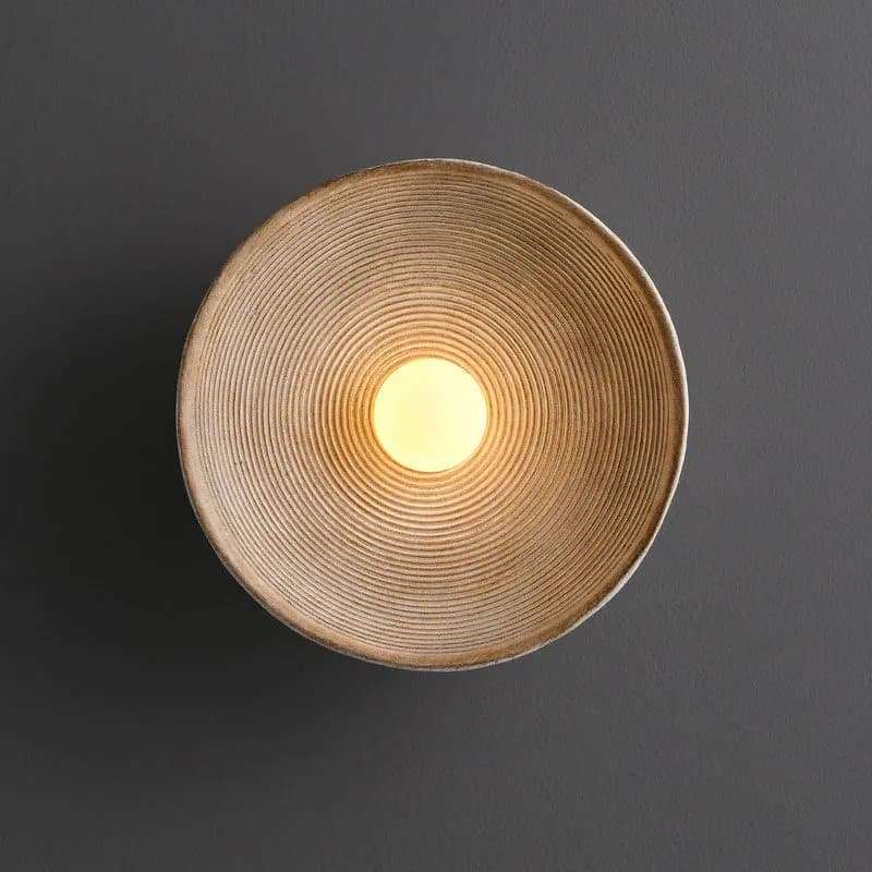 Lampada da parete a LED nordica Lampada da parete retrò stile Wabi-sabi Illuminazione per interni Decorazioni per la camera Applique per il corridoio dell'hotel sul comodino della camera da letto