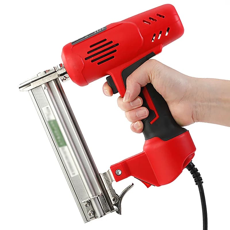 Pistola sparachiodi elettrica di alta qualità 2600W Mobili fai da te Telaio in legno F30 Cucitrice per unghie Pistola sparachiodi elettrica Lavorazione del legno Strumento domestico