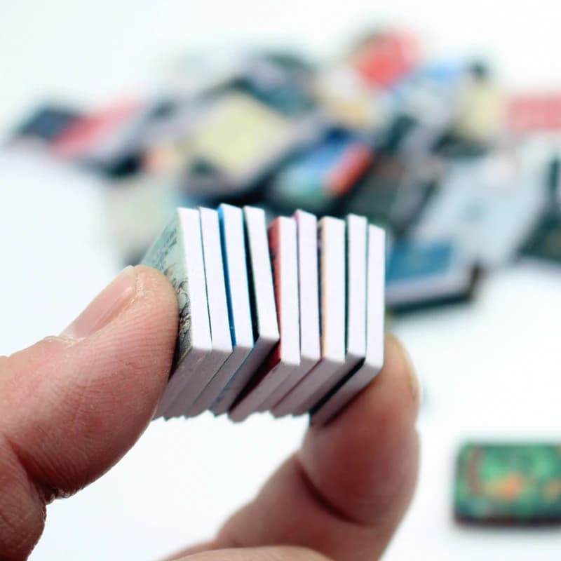 10PCS 1/12 casa delle bambole in miniatura riviste libri romanzi modello per la casa delle bambole accessori per la decorazione bambini giochi di imitazione giocattoli regalo