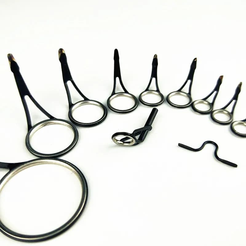 NooNRoo-Stainless Steel Ring Guide, Spinning Fishing Rod, Repair Guide, Building
