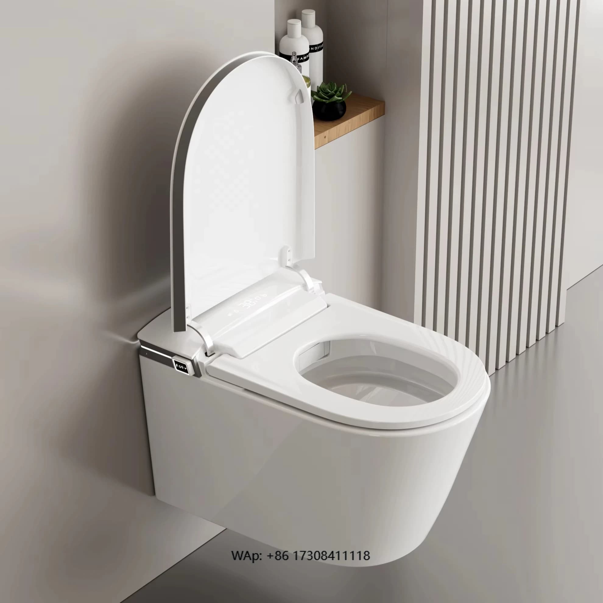 Smart Toilet With Automatic Ceramic Wall Unloading For Hot Sale