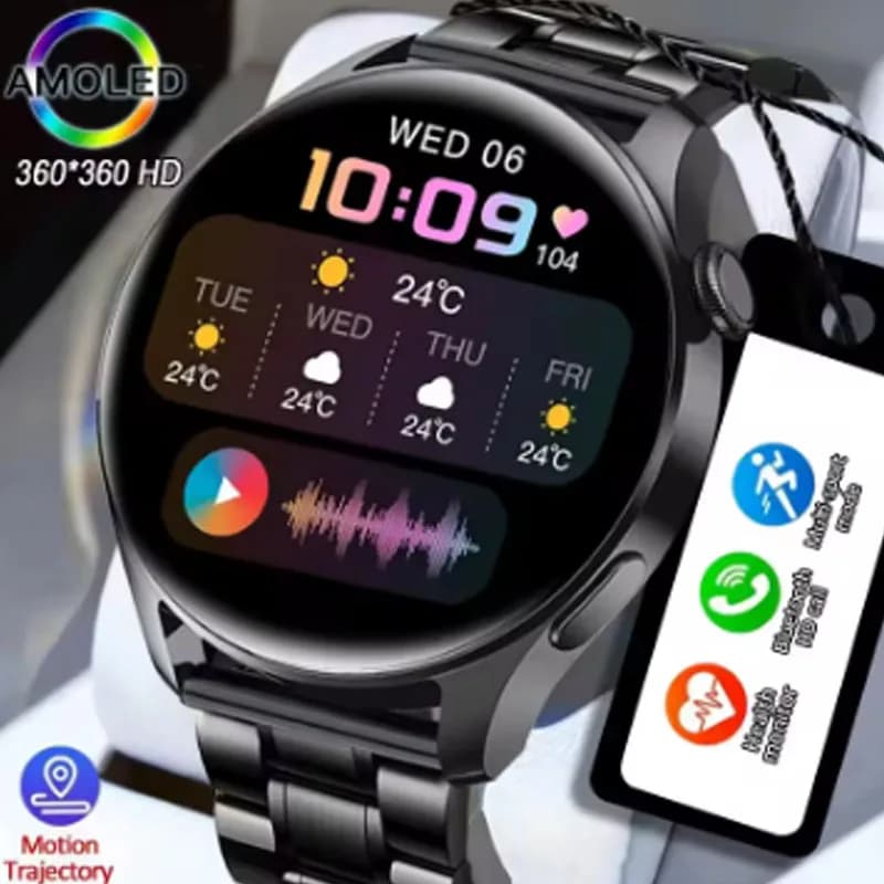 for iPhone 16 Pro Max 14 15 12 11 XR ECG Smart Watch Health Monitoring Electronic Smartwatch Voice Assistant Tracker Bracelet