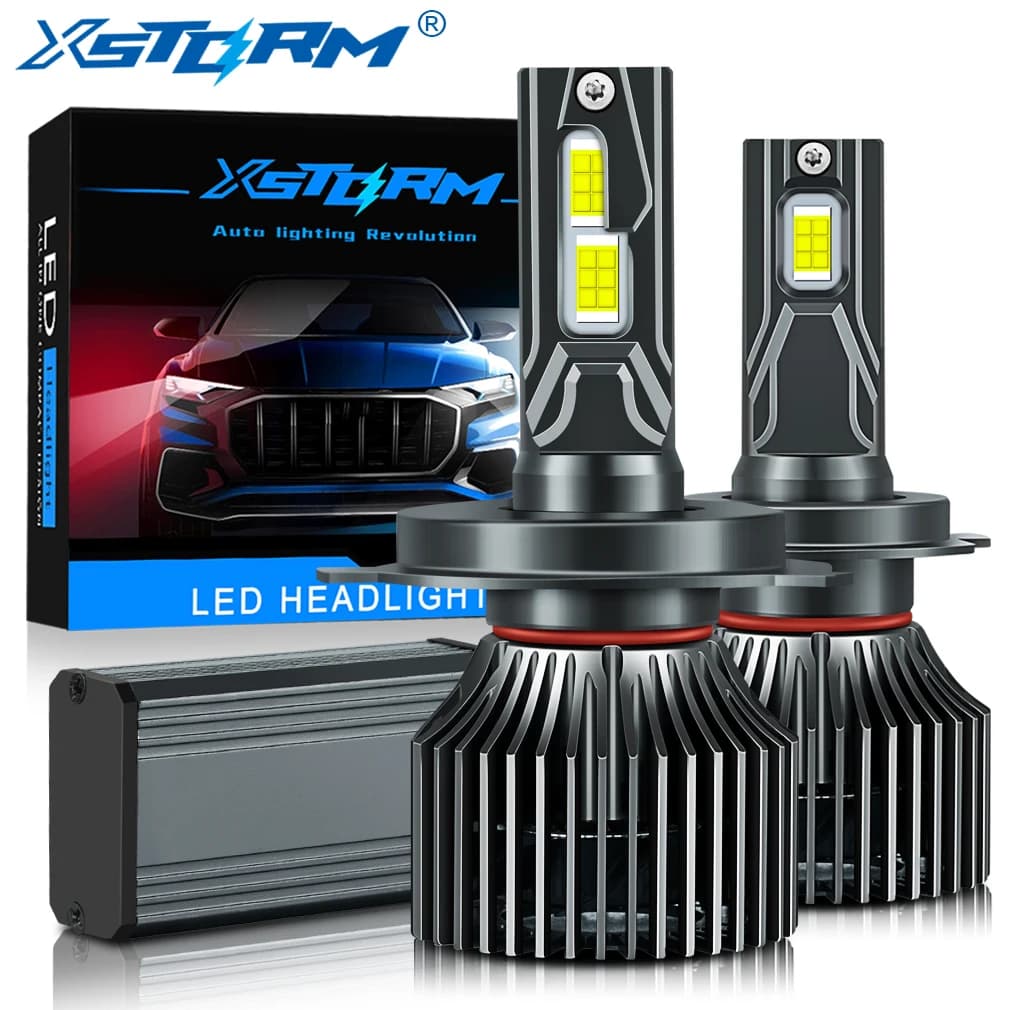 XSTORM 120W H7 Led Canbus 25000LM Faro H1 H4 H8 H11 H16 9005 HB3 9006 HB4 HA CONDOTTO La Lampadina 9004 9007 H13 Turbo per Auto 6500K