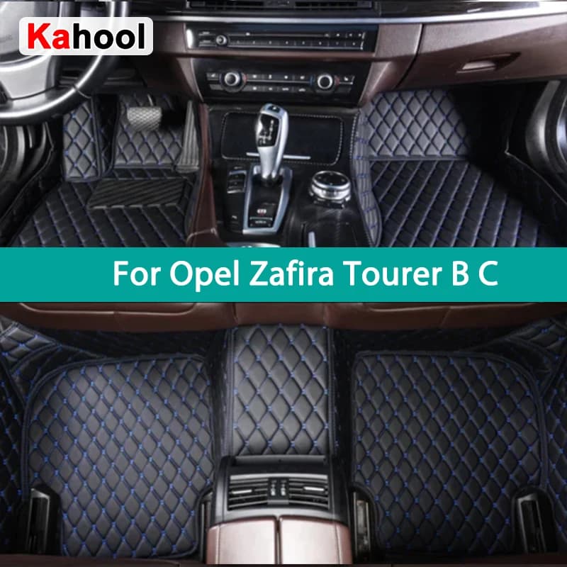 KAHOOL Custom Car Car Mats for Opel Zafira Tourer BC Auto Car Mats Piede Coche Accessories