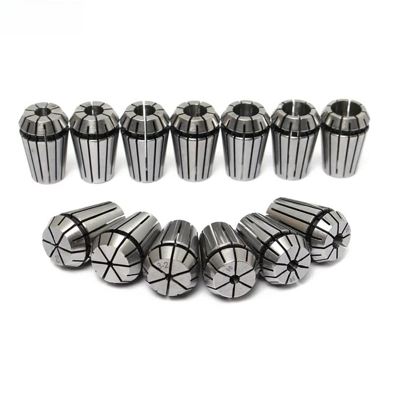 ER11 ER16 ER20 1/4MM 6.35MM 1/8MM 3.175MM 0.008 Pinza a molla Set di pinze ad alta precisione per macchina per incidere CNC Utensile per tornio