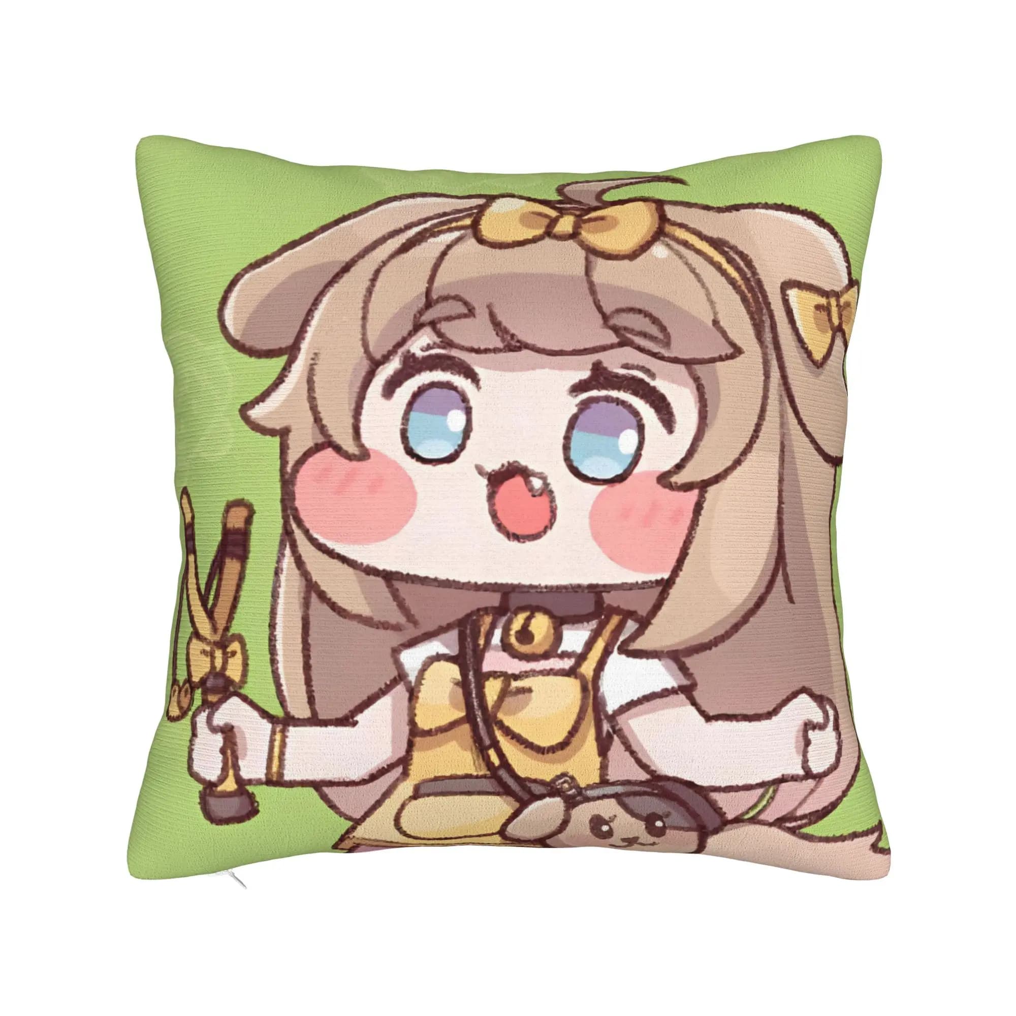 Trickcal C-Chibi Go Games Accessori per federe Cuscino stampato Decorazioni Fodera per cuscino per camera da letto Multi-misura