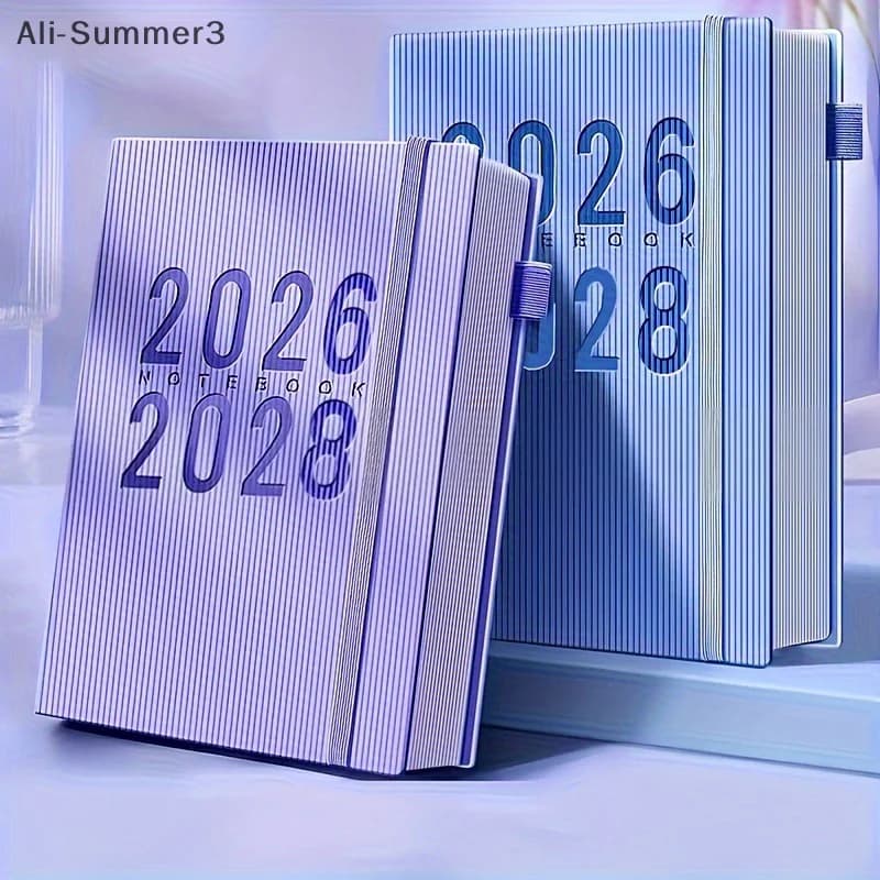 Agenda Mensile Triennale 2026-2028 (Gennaio-Dicembre) - Diario Minimalista per Scrittura e Appunti