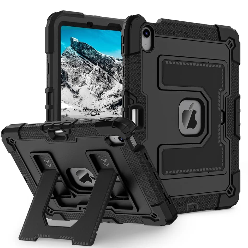 Custodia per tablet con rotazione a 360 gradi per iPad 6 7 8 9 10th 11th Generation Pro 2025 11 Mini Air 4 5 Custodia antiurto da 10,9 pollici