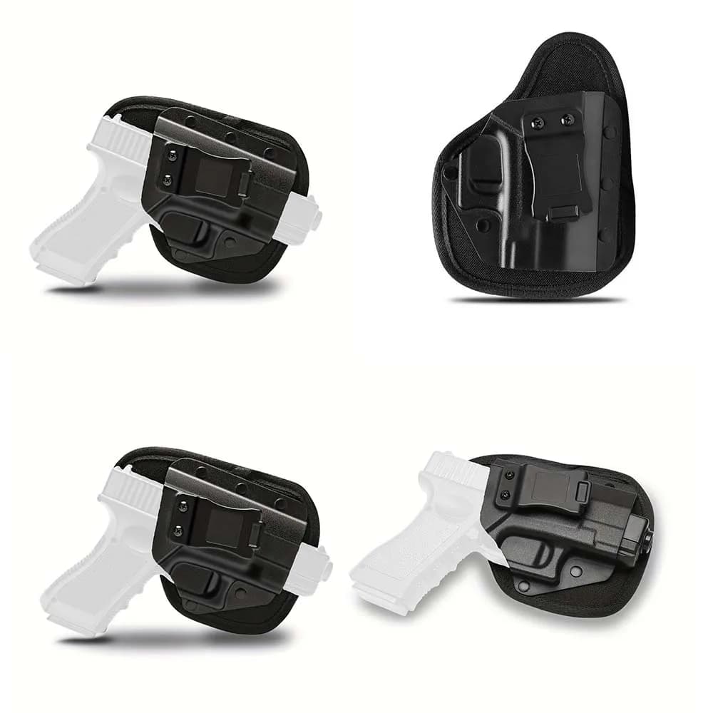 Fondina Tattica per Pistola Airsoft, Fondina a Scomparsa da Cintura con Estrazione Rapida per G17 G19 G26 1911 M9 CS, Attrezzatura per Caccia e Tiro
