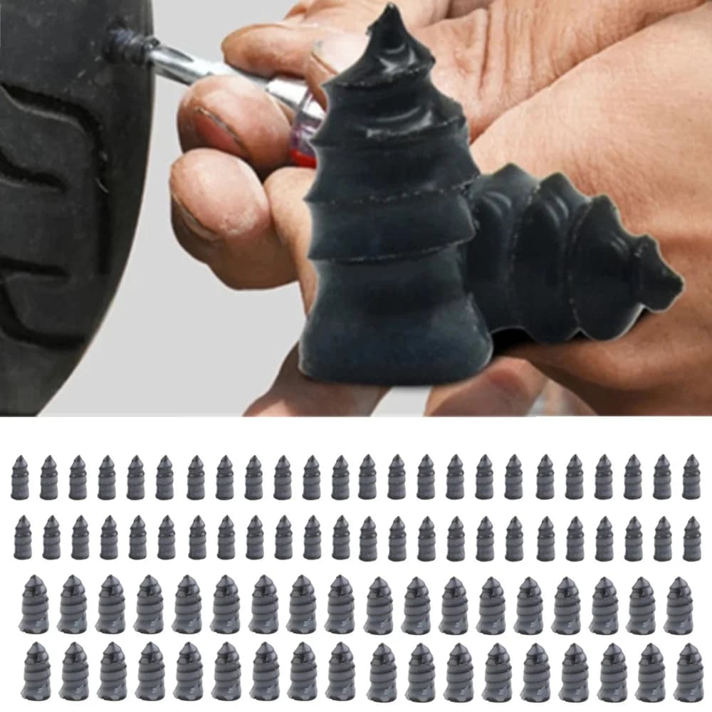 40/20/10PCS Riparazione Pneumatici Chiodi sottovuoto Puntura Dei Pneumatici Per Auto In Gomma Tubeless moto bici Riparazione Dei Pneumatici Auto Pneumatico stoppino