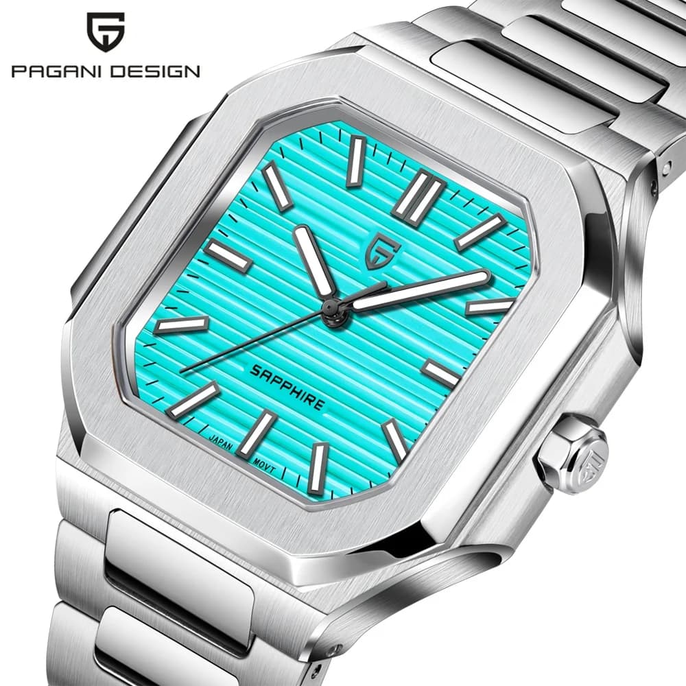 PAGANI DESIGN 2026New Quartz Men's Watch Stainless Steel Sports Waterproof Men Watches Luxury Fashion Sapphire Glass