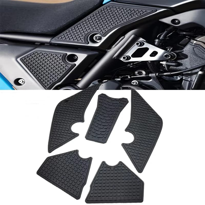 Motorcycle Non-slip Side Fuel Tank Stickers Waterproof Knee Grip Tank Pad Decals for YAMAHA Tenere 700 Rally T700 XTZ690 2019-20