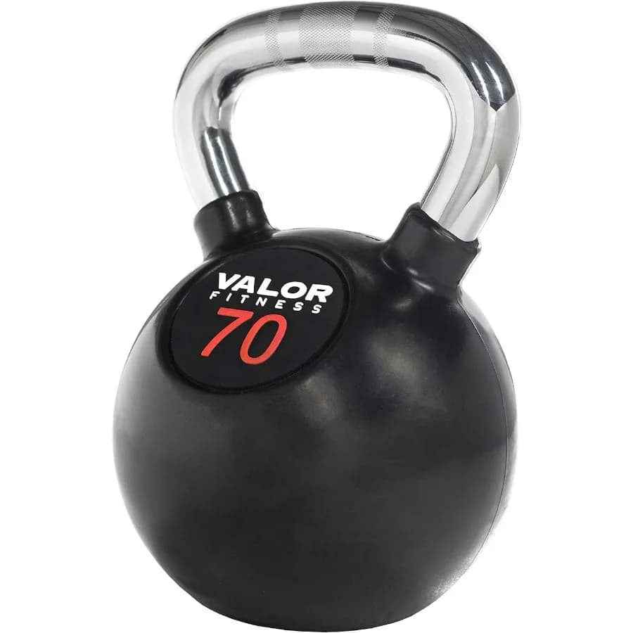 18-pound chrome-plated Kettlebell handle for men and women